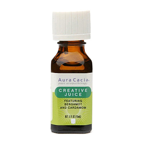 Aura Cacia Aromatherapy Essential Solutions Oil Creative Juice, 0.5 Oz